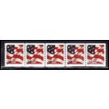 3631 37c U.S. Flag Very Fine MNH PNC S1111/5 PA...