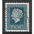 NETHERLANDS 1969 60c BLUE QUEEN JULIANA SG 1074...