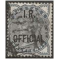 1880 O5 1/2d Slate Blue Inland Revenue Official...