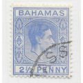 BAHAMAS 1938 KG6 2.5d TWO PENCE HALFPENNY CDS S...