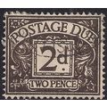 GB 1959 QE2 2d Agate Postage Due used Wmk 179 S...