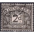 GB 1959 QE2 2d Agate Postage Due used Wmk 179 S...