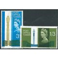 1965 Post Office Tower Phosphor Set SG679p-680p...