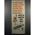 1950 Barbasol Shaving Cream Ad - No Other Way
