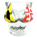 Maryland Flag Bikini Shot Glass