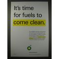 2005 BP Oil Ad - It's time for fuels to come clean