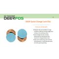 DeerFos - 2" TR 36 Grit Quick Change Disc Zirco...
