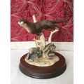 Border Fine Arts Otter and Trout WW5 Vintage 19...
