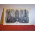 YORK MINSTER, CHOIR WEST. unused antique postca...