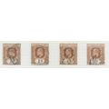 LEEWARD ISLANDS 1907 FARTHING KE7 SG36 USED x4 ...