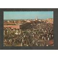 Postcard Morocco Marrakesh Place Djemaa el Fna