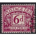 GB 1959 - 63 QE2 6d Purple Postage Due used Wmk...