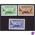 GIBRALTAR 1979 EUROPA COMMUNICATIONS SET 3 V U/M