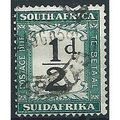 South Africa 1948 D34 1/2 Black & Blue-Green Po...