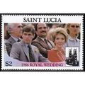 St. Lucia 1986 Royal Wedding $2 MNH Stamp