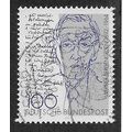 GER 1992 100pf 'WERNER BERGENGRUEN' FINE USED (...