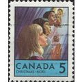 CANADA, CHRISTMAS, Children praying, blue 1969, 5c