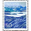 SWITZERLAND, Lake Moesola, blue 1991, 50c