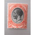 South Africa KGV 1913 3d Black Orange Red Mount...