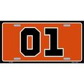 Dukes of Hazzard General Lee Car 01 Metal Licen...