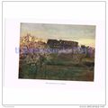 Colosseum at Sunset, Rome, Italy, Book Illustra...
