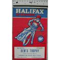 1967 Halifax Speedway Dew's Trophy programme - ...