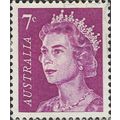 AUSTRALIA, Queen Elizabeth II, violet 1971, 7c, #2