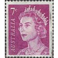 AUSTRALIA, Queen Elizabeth II, violet 1971, 7c, #3