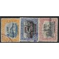 1908 Michel 129/131 - fine used (o)
