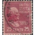 USA, PEOPLE, William McKinley, green 1938, 25c, #2