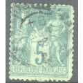 France 1876 - SG282 - 5c green - Peace & Commer...