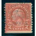 Used 599 2c George Washington Fine A16555