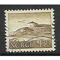 NORWAY 1977 BUILDINGS 1K.30 BROWN STEIN VIKSHOL...