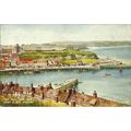 Yorkshire WHITBY West Cliff "Art Colour" Postca...