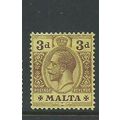 malta stamps george v sg78 sg 78 hm multiple cr...