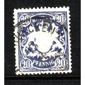 GERMANY STATES BAVARIA 1876 SG 124 20pf BLUE FI...