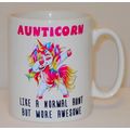 Aunticorn Unicorn Mug Can Personalise Funny Awe...