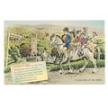 WIDECOMBE FAIR Devon used postcard by Dennis Un...