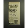 1952 Fedders Electric Dehumidifier Ad - Electri...
