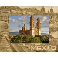 Mexico Laser Engraved Wood Picture Frame Landsc...