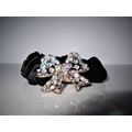 Bow shaped hair tie pony tail holder scrunchie ...