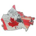 Canada State Foil Fridge Magnet