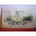 ON LAND OR SEA, ships or railway used antique p...