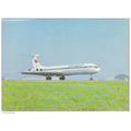 Aeroflot Ilyushin IL62 Aircraft Postcard (A14224)