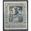 Barbados 1907 SG158 1/4d Black & Grey Nelson Mo...