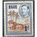 Fiji 1938 SG250 1d Brown & Blue Mounted Mint . ..