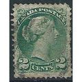 Canada 1876 SG77 2c Deep Green Fine Used .. . .