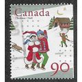 CAN 1996 90c 'CHRISTMAS' (BKLT) FINE USED (EBID...