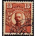 Sweden. 1910 15ore S.G.74 Used