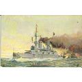 Naval SMS KAISER FRIEDRICH III Tuck Oilette Pos...